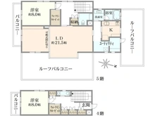 【東京都/新宿区西落合】ソアブールM西落合 間取り図