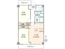 【東京都/新宿区愛住町】愛住ハイツ 間取り図