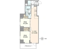 【東京都/新宿区信濃町】サンウッドフラッツ新宿四谷三丁目 間取り図