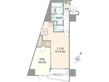 【東京都/新宿区市谷本村町】エステムプラザ市谷外濠公園 間取り図