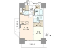 【東京都/新宿区舟町】ブリリア四谷三丁目 間取り図