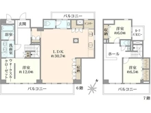 【東京都/新宿区余丁町】藤和シティホームズ新宿余丁町 間取り図