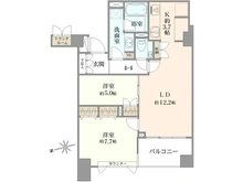 【東京都/新宿区市谷仲之町】パークコート市谷仲之町 間取り図