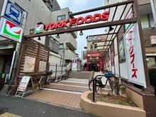 【東京都/新宿区弁天町】牛込中央マンション ヨークフーズ早稲田店（現地より約620m）