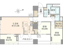 【東京都/新宿区四谷】クラッシィタワー新宿御苑 間取り図