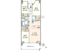 【東京都/新宿区南元町】ガーデンヒルズ四ツ谷 迎賓の森 間取り図