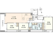 【東京都/港区白金】グランドメゾン白金レジデンス 間取り図