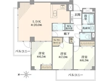 【東京都/新宿区中落合】中落合シティハウス  間取り図