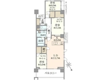 【東京都/新宿区南元町】ガーデンヒルズ四ツ谷迎賓の森 間取り図