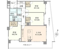 【東京都/新宿区中落合】レクセルヒルズ中落合見晴坂 間取り図