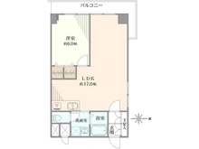 【東京都/新宿区南元町】信濃町ハイム 間取り図