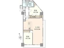 【東京都/新宿区富久町】シャトレ市ヶ谷 間取り図