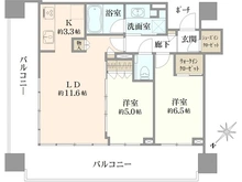 【東京都/新宿区大久保】スカイフォレストレジデンス 間取り図