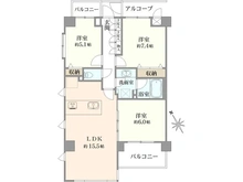 【東京都/渋谷区初台】マートルコート代々木公園 間取り図