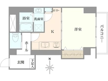 【東京都/新宿区北新宿】ヴェラハイツ新宿 間取り図