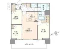 【東京都/中央区晴海】HARUMI FLAG SUN VILLAGE T棟 間取り図