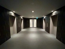 【東京都/中央区晴海】HARUMI FLAG PARK VILLAGE 晴海フラッグT棟 エレベーターホール：2階部分
