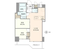 【東京都/新宿区舟町】シティタワー四谷 間取り図