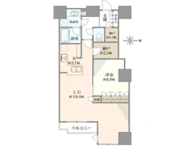 【東京都/新宿区富久町】富久クロスコンフォートタワー 間取り図