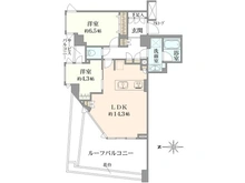 【東京都/新宿区弁天町】アールヴェール新宿弁天町 間取り図