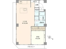 【東京都/新宿区北新宿】ドルミ東中野 間取り図