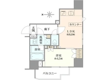 【東京都/新宿区舟町】オープンレジデンシア四谷舟町 間取り図