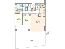【東京都/新宿区市谷加賀町】パークコート市谷加賀町二丁目 間取り図