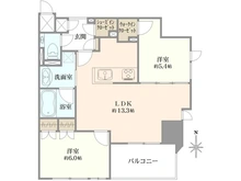【東京都/新宿区北新宿】ジオ西新宿ツインレジデンス　 ウエスト棟 間取り図