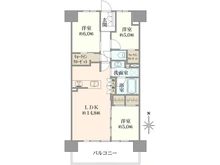 【東京都/足立区扇】ルフォン扇大橋 間取り図
