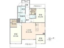 【東京都/新宿区市谷仲之町】プリンスハイツ市ヶ谷 間取り図