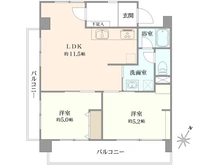 【東京都/世田谷区駒沢】ローヤルハイツのざわ 間取り図