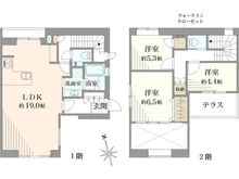 【東京都/新宿区富久町】富久クロスペントテラス 間取り図