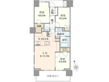 【東京都/品川区戸越】ブリリア品川戸越パークス 間取り図