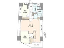 【東京都/新宿区市谷仲之町】フォーチュンコート市ヶ谷パークヒルズ 間取り図