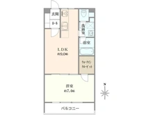 【東京都/新宿区新宿】四谷御苑マンション 間取り図