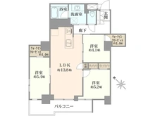 【東京都/新宿区原町】牛込ハイム 間取り図