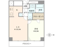 【東京都/新宿区大京町】キングダム御苑 間取り図