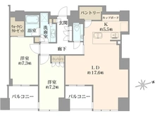 【東京都/新宿区四谷】クラッシィタワー新宿御苑 間取り図