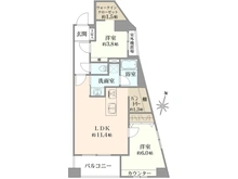 【東京都/新宿区住吉町】アビテ曙橋 間取り図