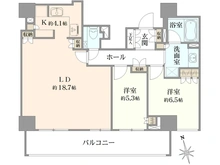 【東京都/新宿区四谷】クラッシィタワー新宿御苑 間取り図