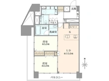 【東京都/新宿区富久町】シャトレ市ヶ谷 間取り図