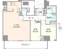 【東京都/新宿区四谷】クラッシィタワー新宿御苑 間取り図