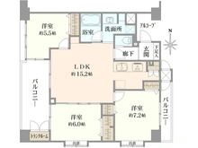 【東京都/北区赤羽】シャリエ赤羽アプローズ 間取り図
