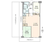 【東京都/北区神谷】赤羽神谷サンハイツ 間取り図