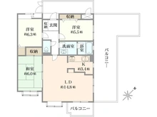 【東京都/板橋区坂下】コスモ蓮根アルティア 間取り図