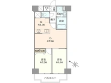 【東京都/北区東十条】東十条グリーンハイツ 間取り図