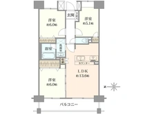 【東京都/北区赤羽北】アクトピア北赤羽六番館 間取り図