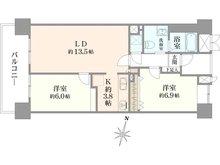 【東京都/北区赤羽北】アクトピア北赤羽参番館 間取り図