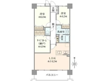 【東京都/板橋区高島平】ダイアパレスグランデ西台 間取り図