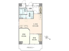 【東京都/北区赤羽南】赤羽グリーンハイツ 間取り図
